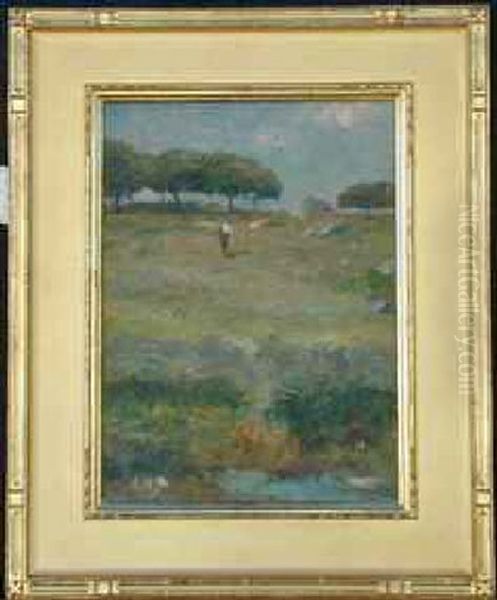 Figure In A Landscape - view 1