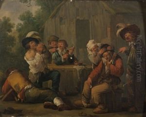 Escena De Taberna by Andries Dirsksz Both