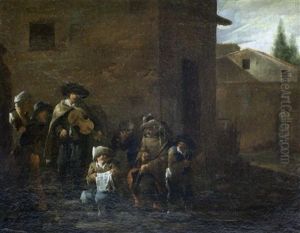 Le Concert Dans La Rue by Andries Dirsksz Both