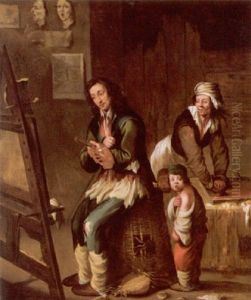 The Poor Painter In His Studio by Andries Dirsksz Both