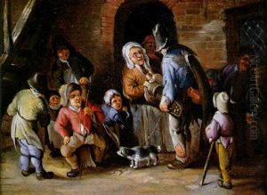 Le Musicien Des Rues by Andries Dirsksz Both
