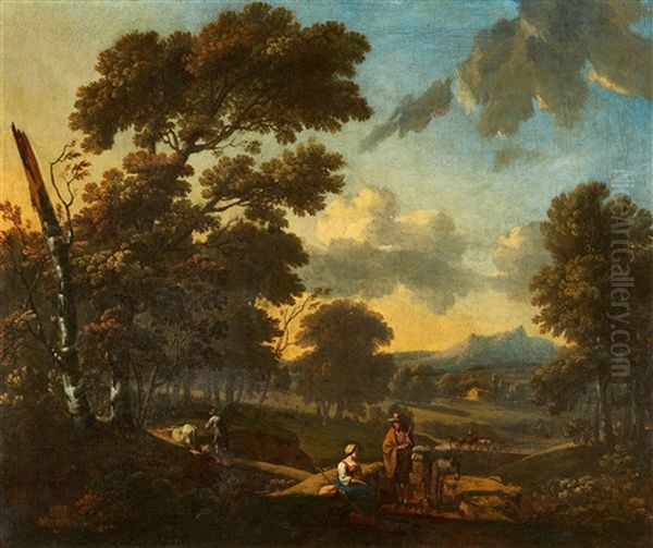 Landscape With Shepherds - view 1