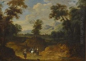 Landschaft Mit Staffagefiguren