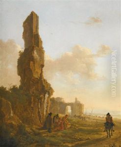 Italianate Landscape With Ruins by Jan Both