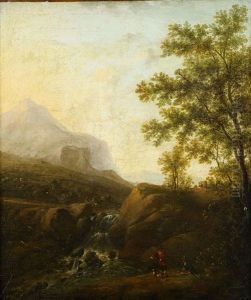 Landskap Med Vandrare by Jan Both