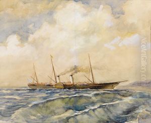 Ship At Sea by Aleksandrovski