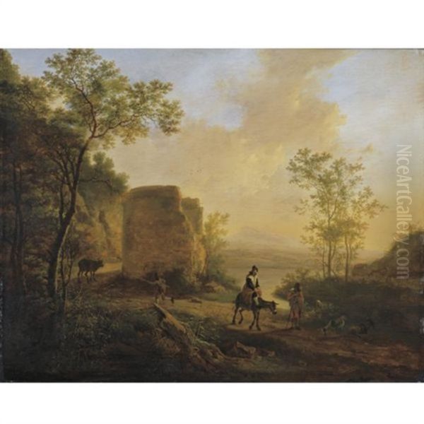 A Southern Landscape With A Ruin - view 1