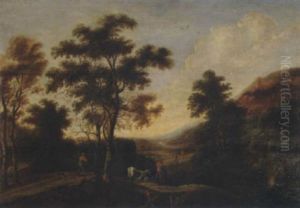Landschaft Mit Hirten Und Herde by Jan Both