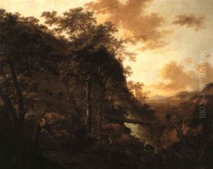 Bewaldete Berglandschaft