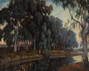 River At Dusk by Cornelis Botke