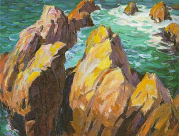 Rocks And Surf, Carmel - view 1