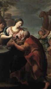 Rebecca At The Well by Giuseppe Bottani
