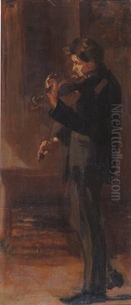 The Violin Player - view 1