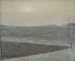 Niederrheinlandschaft by Herbert Boettger