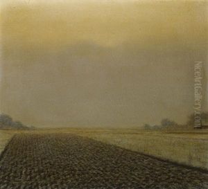Winterliche Feldlandschaft by Herbert Boettger