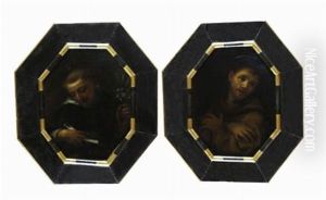San Francesco E San Domenico (a Pair) by Francesco Botti
