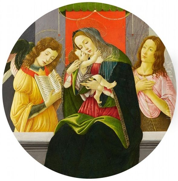 Madonna Mit Dem Kind, Johannes Dem Taufer Und Einem Engel - view 1
