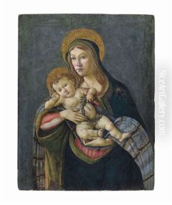 The Madonna And Child With The Crown Of Thorns And Three Nails by Sandro Botticelli