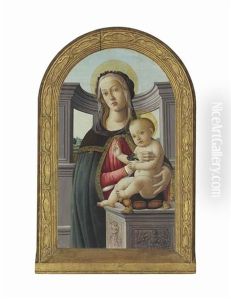 The Madonna And Child With A Goldfinch by Sandro Botticelli