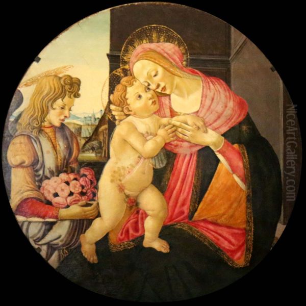Vierge A L'enfant Avec Un Ange - view 1