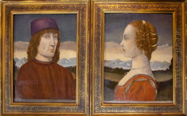 Florentine Portraits (pair) - view 1