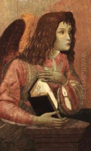 Angel Holding An Open Codex