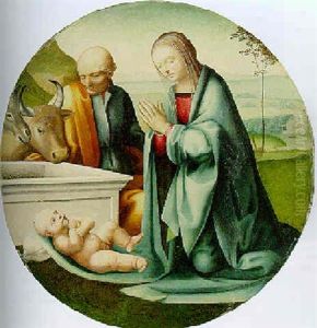 The Holy Family by Rafaello Botticini