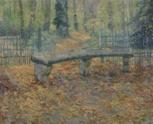 Un Banc, Versailles by Mederic Bottin