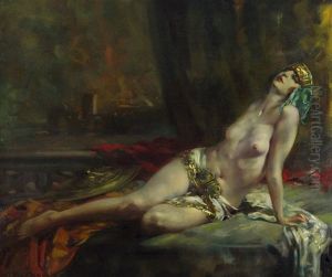 Liegende Odaliske (salome) by Arnulf De Bouche