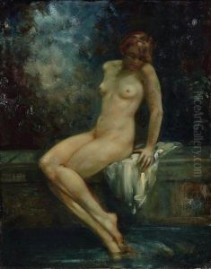 Die Badende by Arnulf De Bouche