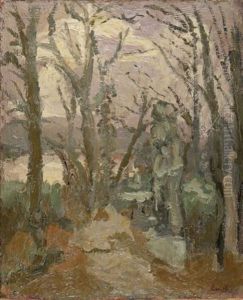 Arbres En Hiver by Georges Bouche