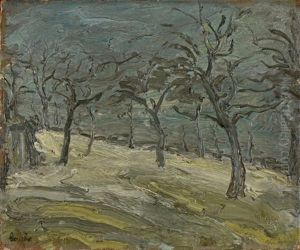Arbres En Hiver by Georges Bouche