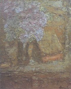 Nature Morte Au Vase De Lilas by Georges Bouche