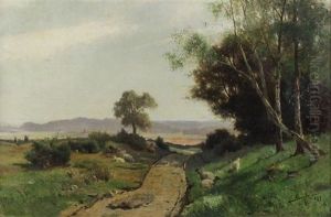 Landscape With Sheep Landscape With Sheep