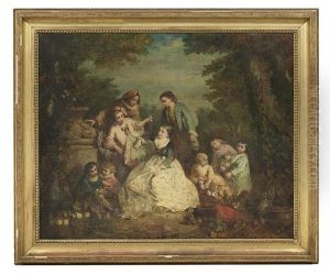 Bird Catchers by Francois Boucher