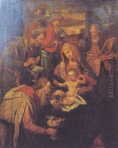 L'adoration Des Rois Mages by Jean Boucher