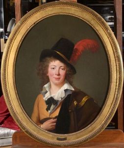 Portrait De Francois, Marquis De Bassompierre by Louis-Andre-Gabriel Bouchet