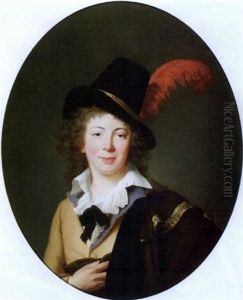 Portrait Du Marquis De Bassompierre by Louis-Andre-Gabriel Bouchet