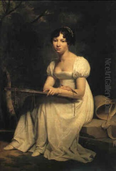 Alexandrine Isabey (1791-1871), Madame Charles Ciceri - view 1