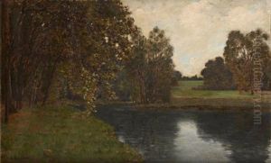 Le Parc De Mortefontaine by Joseph Felix Bouchor