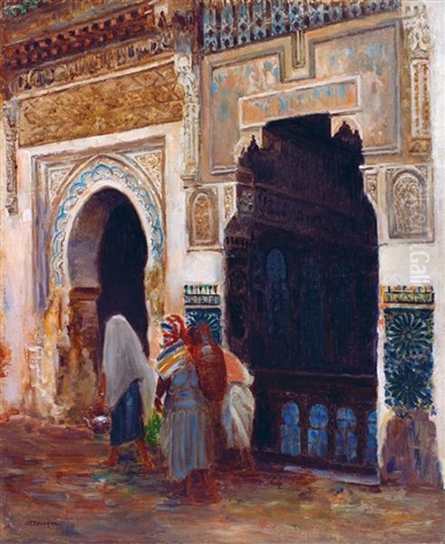 Marrakech, Femmes A La Fontaine - view 1