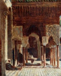 La Mosquee Karaouine, Fes by Joseph Felix Bouchor