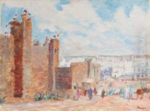 Les Remparts De Rabat, Maroc