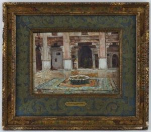 Medersa Cherratine, Fes by Joseph Felix Bouchor