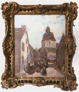 Sortie D'eglise Au Faouet Sortie D'eglise Au Faouet
