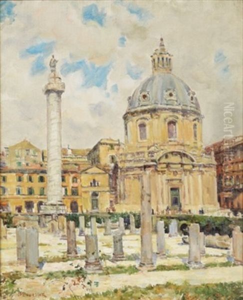 Le Forum De Trajan A Rome - view 1