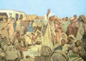 Sur La Place Djermaa El Fna by Joseph Felix Bouchor