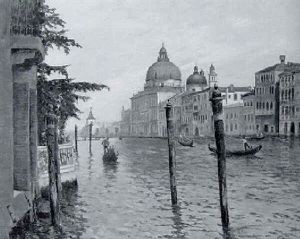 The Grand Canal, Venice by Joseph Felix Bouchor