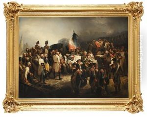 Le General Autrichien Kray Rend Hommage Au General Marceau Le 21 Septembre 1796