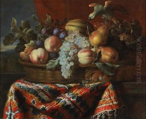 A Still Life With Pears by Pieter Van Boucle